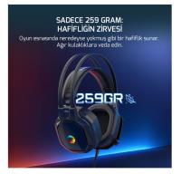 GAMEPOWER RYO Siyah 7.1 Surround Rainbow USB Gaming (Oyuncu) Kulaklık
